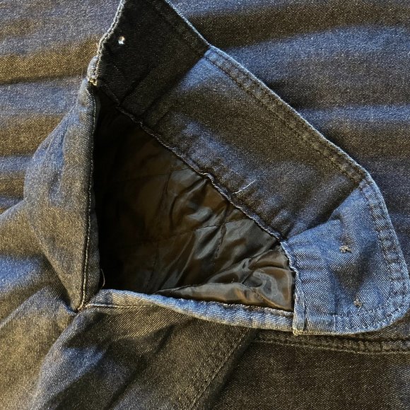 Men's Wrangler button up insulated denim jacket, size 2XL - Picture 9 of 10